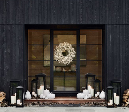 Faux White Mini Berry Wreath 32'