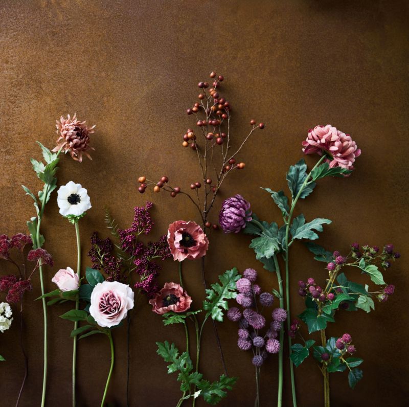 Faux Copper Floral Stem 24', Set of 3 by Abigail Ahern