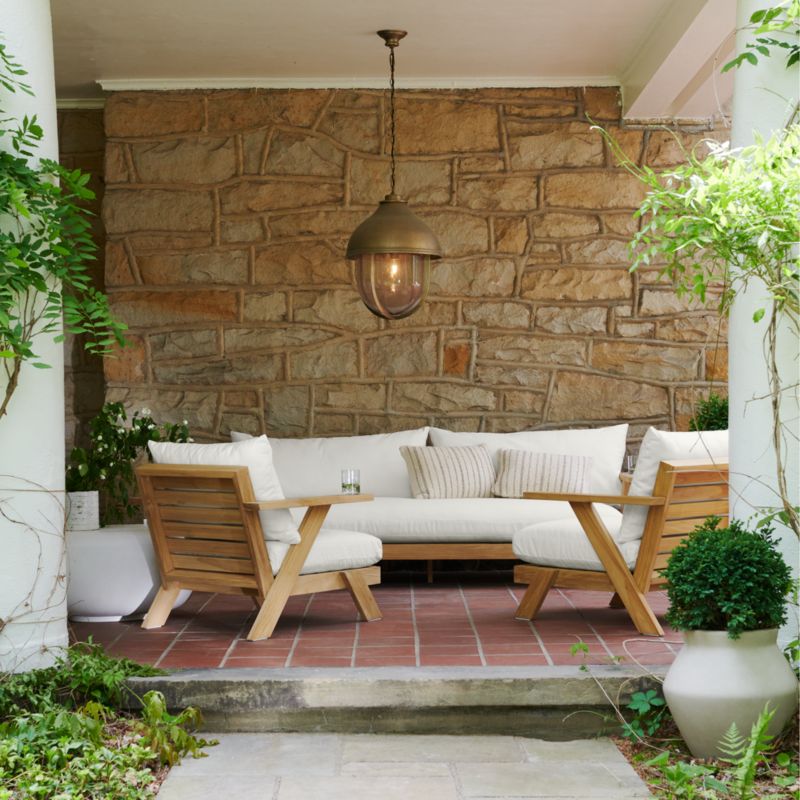 Wabi Large Sand Fiberstone Planter by Leanne Ford