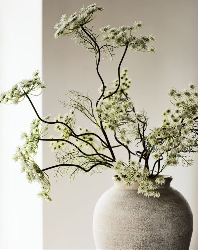 Faux Queen Anne's Lace Stem 43'