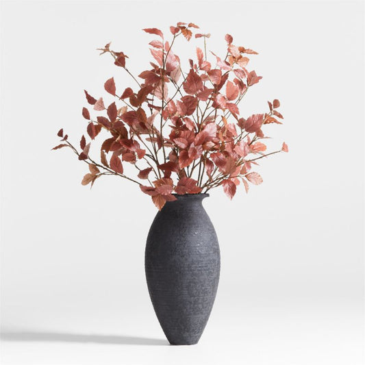 Faux Small Rust Leaf Branch