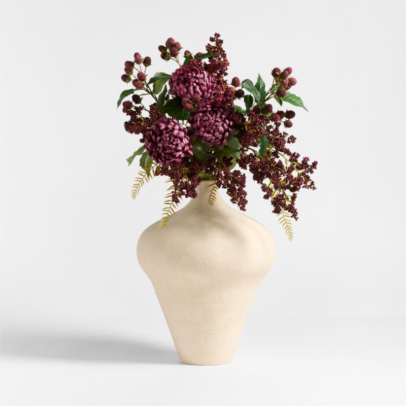 Faux Purple Chrysanthemum Stem 26' by Abigail Ahern
