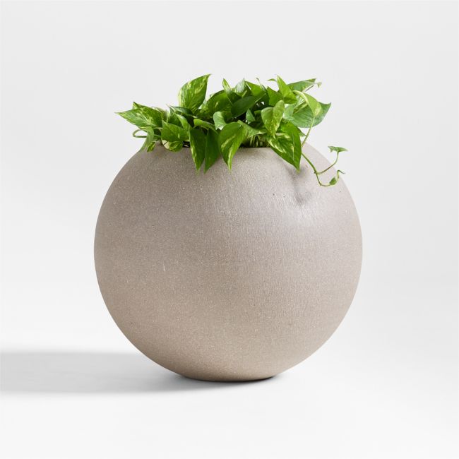 Sphere Small Sand Indoor/Outdoor Planter 20'x17.5'